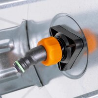 Tuinslangkar voor 110 m 1/2&quot; of 80 m 3/4&quot; slang staal 8