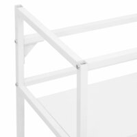 Wastafelframe 40x38x83 cm ijzer wit 6