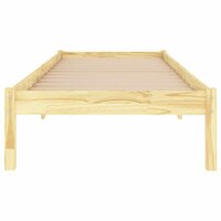 Bedframe massief hout 75x190 cm 4