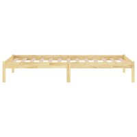 Bedframe massief hout 75x190 cm 5