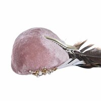 Kerstversiering DKD Home Decor Polyester F&aring;gel (25 x 8 x 8 cm) (2 Stuks) 2