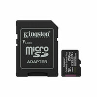 Micro SD kaart met adapter Kingston SDCS3/256GB 2