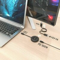 Kabel USB-C naar HDMI Aisens ASWL-H2KC30M004-BK Zwart 3