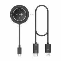 Kabel USB-C naar HDMI Aisens ASWL-H2KC30M004-BK Zwart 7