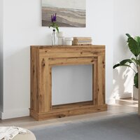 Haardombouw 100x30x87,5 cm bewerkt hout artisanaal eikenkleurig 3
