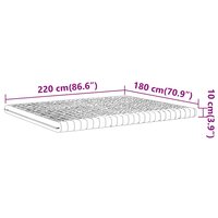 Schuimmatras 7 zones hardheid 20 ILD 180x220 cm wit 9