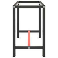 Werkbankframe 110x50x79 cm metaal matzwart en matrood 4