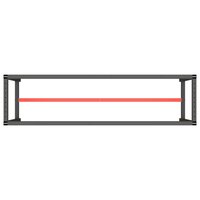 Werkbankframe 210x50x79 cm metaal matzwart en matrood 5