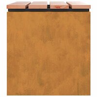 Tuinbank Roestig 60 x 40 x 43 cm Cortenstaal 6