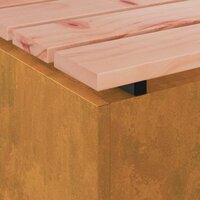 Tuinbank Roestig 60 x 40 x 43 cm Cortenstaal 8