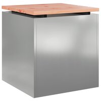 Tuinbank Zilver 40 x 40 x 43 cm Gegalvaniseerd staal 2