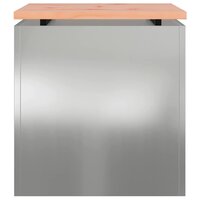 Tuinbank Zilver 40 x 40 x 43 cm Gegalvaniseerd staal 4