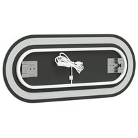 Badkamerspiegel LED ovaal 70x30 cm 8