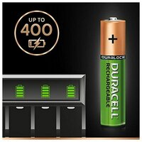Oplaadbare Batterijen DURACELL DURHR03B4-850STCX5 1,2 V AAA (4 Stuks) 5