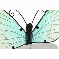 Wanddecoratie Home ESPRIT Geel Blauw Groen Lila Vlinder Shabby Chic 30 x 1,5 x 30 cm (4 Stuks) 3