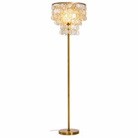 Vloerlamp Home ESPRIT Beige Gouden 220 V 40 x 40 x 153 cm 3