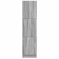 Hoge Kast Grijs sonoma 31.5 x 32 x 124 cm Bewerkt hout 6