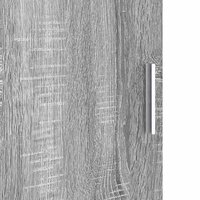 Hoge Kast Grijs sonoma 31.5 x 32 x 124 cm Bewerkt hout 8