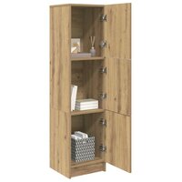 Hoge Kast artisanaal eikenkleurig 31.5 x 32 x 124 cm 3