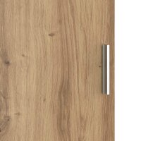 Hoge Kast artisanaal eikenkleurig 31.5 x 32 x 124 cm 9