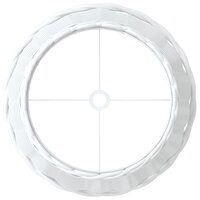 Lampenkap &Oslash;25x17 cm wicker wit 5