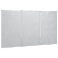 Whiteboard magnetisch inklapbaar 150x100x1,7 cm aluminium 4