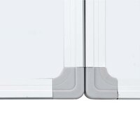 Whiteboard magnetisch inklapbaar 150x100x1,7 cm aluminium 6