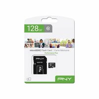 Micro SD kaart met adapter PNY Performance Plus 128 GB 5