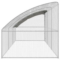 Kippenhok Zilver 600 x 200 x 198.5 cm Gegalvaniseerd staal 5