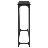 Wandtafel Zwart eiken 102 x 22.5 x 75 cm Bewerkt hout 6