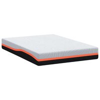 Matras Wit en Grijs 140 x 190 cm Traagschuim 6