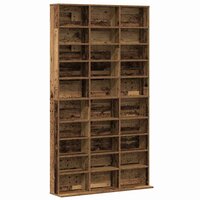 Cd-kast met plank Oud hout 101 x 23 x 177.5 cm Bewerkt hout 2