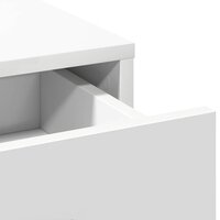 Kaptafel met lade met opslag Wit 50 x 41 x 135 cm Bewerkt hout 8