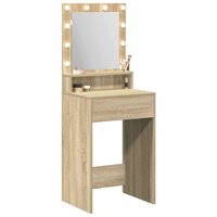 Kaptafel met plank Sonoma Eiken 50 x 41 x 135 cm Bewerkt hout 3