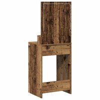 Kaptafel met plank Oud Hout 50 x 41 x 135 cm Bewerkt hout 6