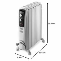 Olieradiator DeLonghi TRD51025 Wit 4