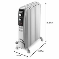 Olieradiator DeLonghi TRD51025 Wit 8