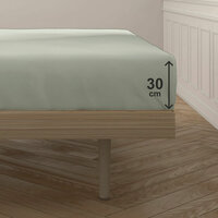 Verstelbaar onderlaken Happy Home Mix Colors Munt Bed van 120 5