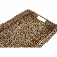 Snackdienblad Home ESPRIT Natuurlijk Tropisch 45 X 35 X 8 CM (2 Stuks) 2