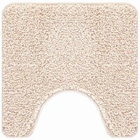 Antislip Badmat met Toilet Cut Cr&egrave;me 50 x 50 cm PP 2