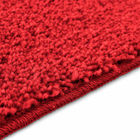 Antislip Badmat met Toilet Cut Rood 50 x 50 cm PP 7