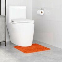 Antislip Badmat met Toilet Cut Oranje 50 x 50 cm PP 3