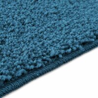 Antislip Badmat met Toilet Cut Blauw 50 x 50 cm PP 7