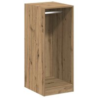 Kledingkast met plank artisanaal eikenkleurig 41 x 48 x 102 cm 2