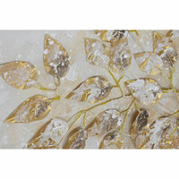 Schilderij Home ESPRIT Gouden Canvas Hout MDF Boomstructuur Traditioneel 120 x 3 x 60 cm (2 Stuks) 3