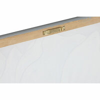 Schilderij Home ESPRIT Wit Gouden Canvas Hout MDF Bloem Romantiek 60 x 3 x 60 cm (2 Stuks) 4