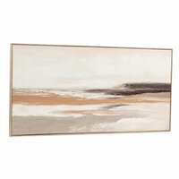 Schilderij Home ESPRIT Wit Beige Abstract Modern 142,5 X 4,5 X 72,5 CM (2 Stuks) 5