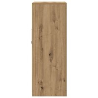 Bijzetkast artisanaal eikenkleurig 60.5 x 37 x 100 cm 8