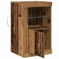 Bijzetkast 2 pcs Oud hout 41 x 37 x 67 cm Bewerkt hout 7
