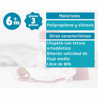 Babyfles 250 ml Roze 5